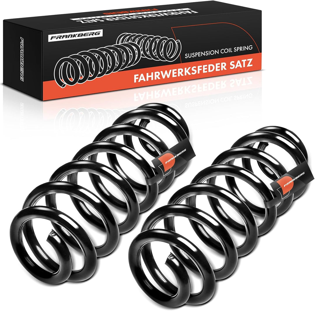 Frankberg 2x Federn Fahrwerksfeder Hinterachse Kompatibel mit A,l,h,a,m,b,r,a 710 711 2010-2015 S,h,