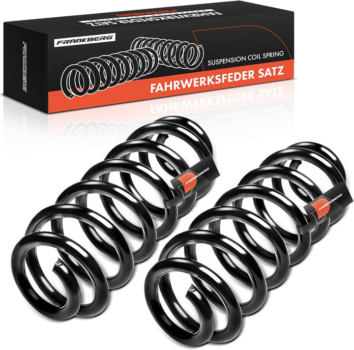 Frankberg 2x Federn Fahrwerksfeder Hinterachse Kompatibel mit A,l,h,a,m,b,r,a 710 711 2010-2015 S,h,