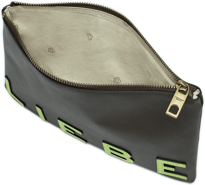 Liebeskind Damen Pouch Accessories M Nori Green, Nori Green