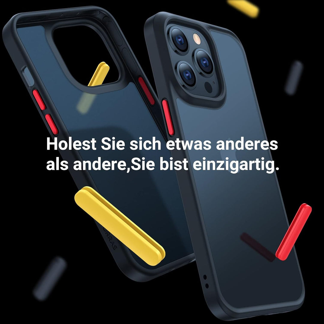 TORRAS für iPhone 13 Pro Hülle Echter Zertifizierter Militärschutz Handyhülle iPhone 13 Pro Case Sto