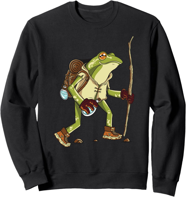 Berge | Wandern | Natur | Berg | Im Freien | Frosch Sweatshirt