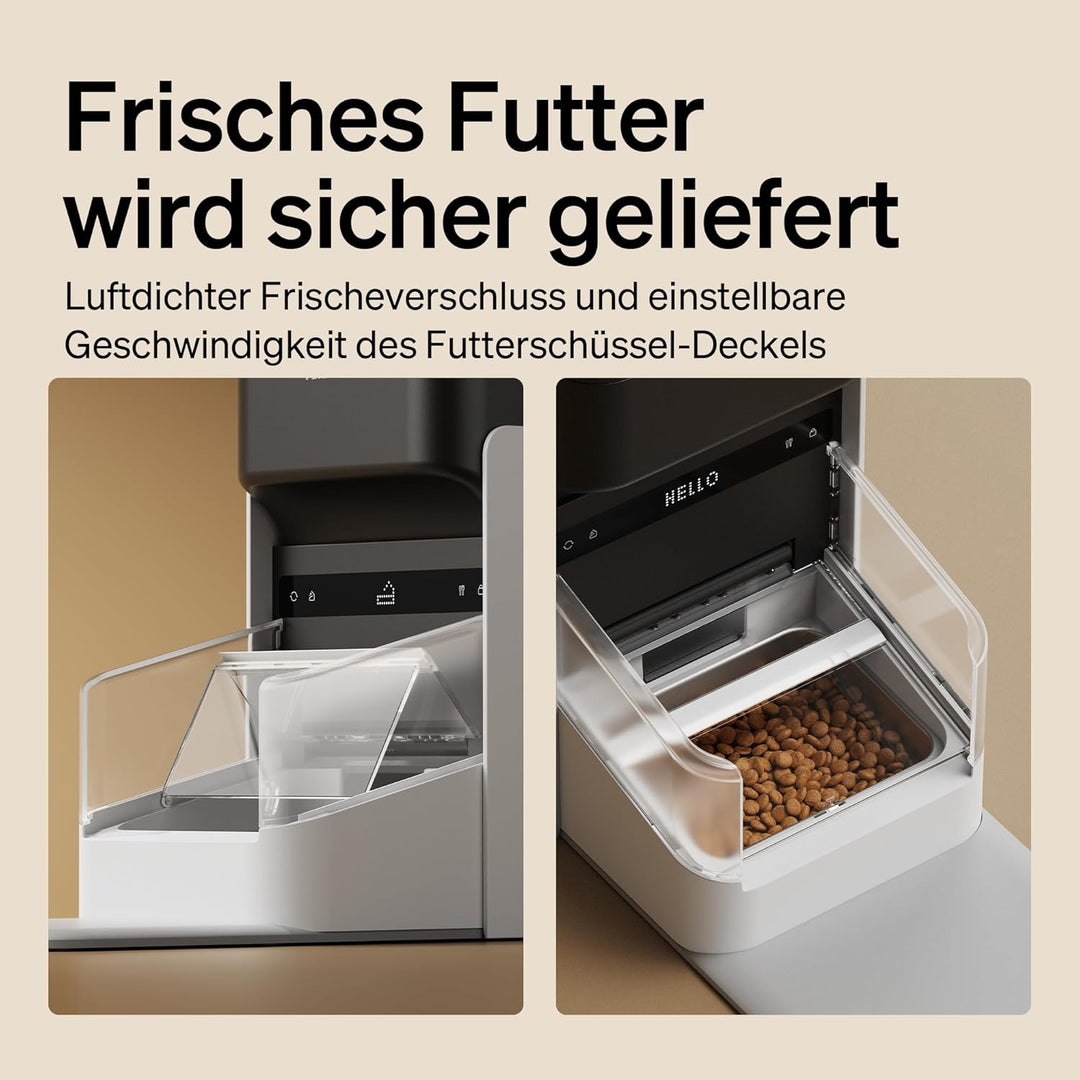 PETLIBRO Futterautomat Katze RFID, 5G Wi-Fi Katzenfutter Automat, Futterspender Katze mit Collar-Tag