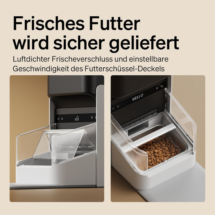 PETLIBRO Futterautomat Katze RFID, 5G Wi-Fi Katzenfutter Automat, Futterspender Katze mit Collar-Tag