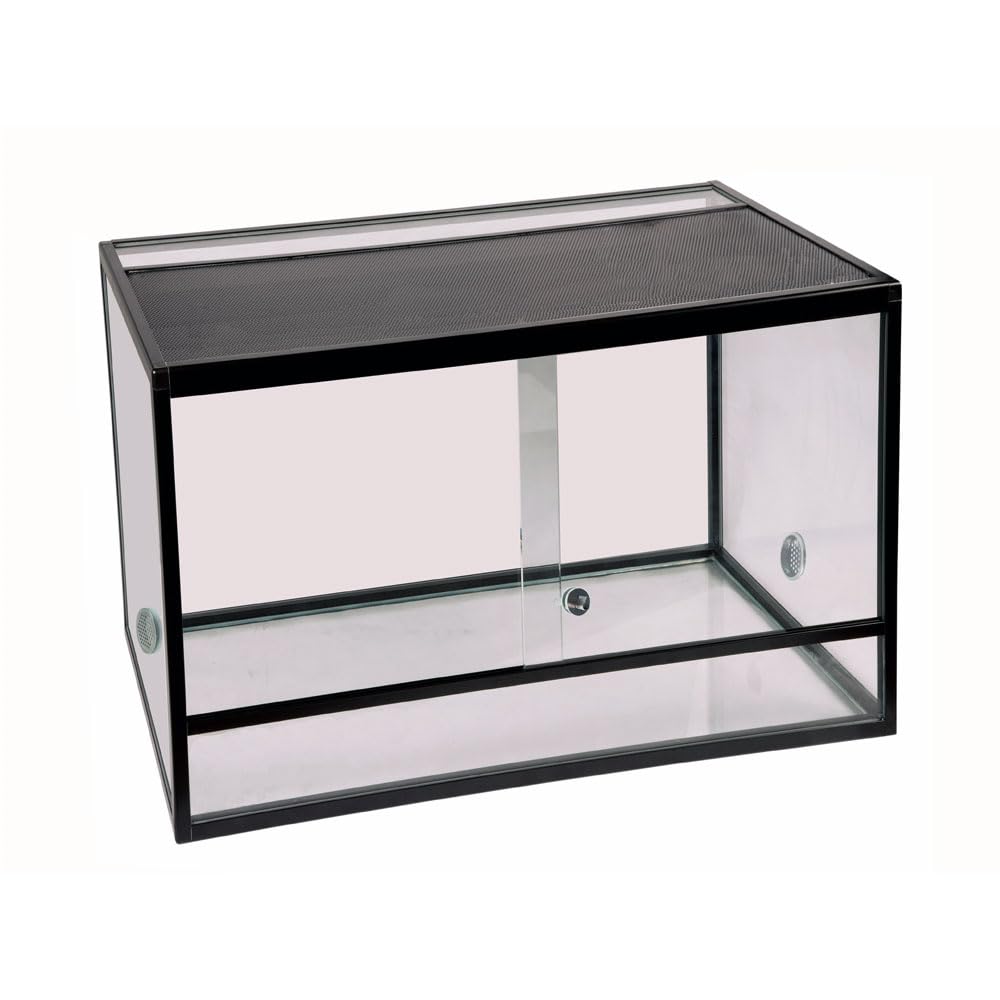 Reptiles Planet Aluminium Elegance Terrarium für Reptilien/# 304 45 x 30 x 30 schwarz Schwarz 45 x 3