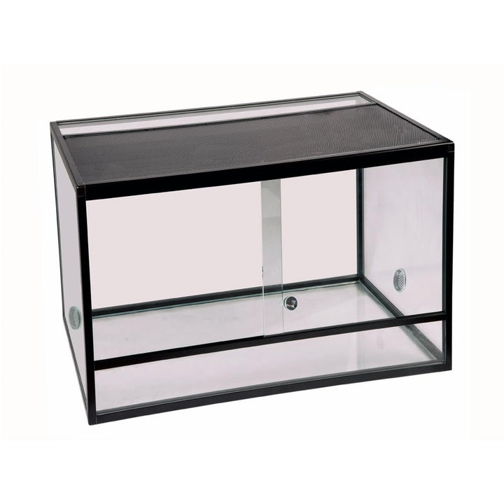 Reptiles Planet Aluminium Elegance Terrarium für Reptilien/# 304 45 x 30 x 30 schwarz Schwarz 45 x 3