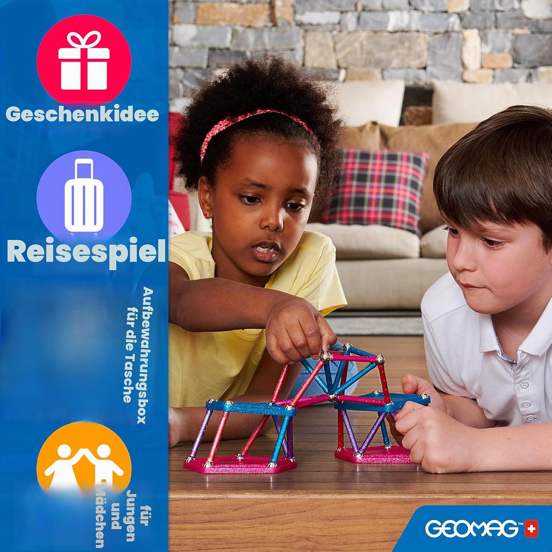 GEOMAG Magnetic Toys , Magnets for Kids , STEM-Endorsed Educational Building Set Made from 100 Perce