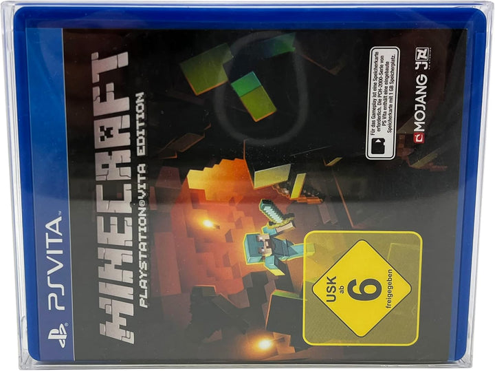 RESET RETRO 10x Schutzhüllen passend für Playstation Vita Spiele im 0,5 mm starkem PET Material - ga