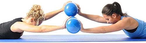 Original Pezzi® Mini Eggball® Gymnastik Ball Yoga Pilates Ball Übungsball Standard (Blau) Partnerkom
