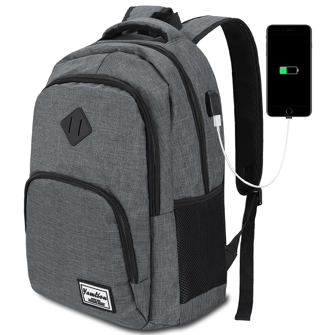 YAMTION Rucksack Herren und Damen,Schulranze Schultasche Laptop Schulrucksack Jungen Teenager Daypac