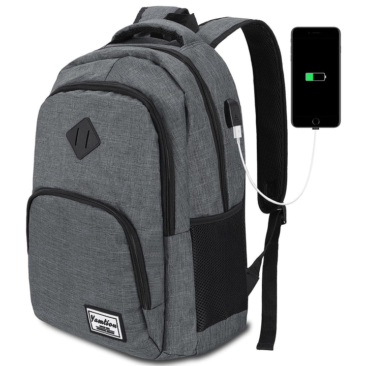 YAMTION Rucksack Herren und Damen,Schulranze Schultasche Laptop Schulrucksack Jungen Teenager Daypac
