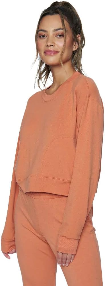 Hurley Damen Easy Oversized Pullover Pullover Sweater L Orange (Carnelian), L Orange (Carnelian)