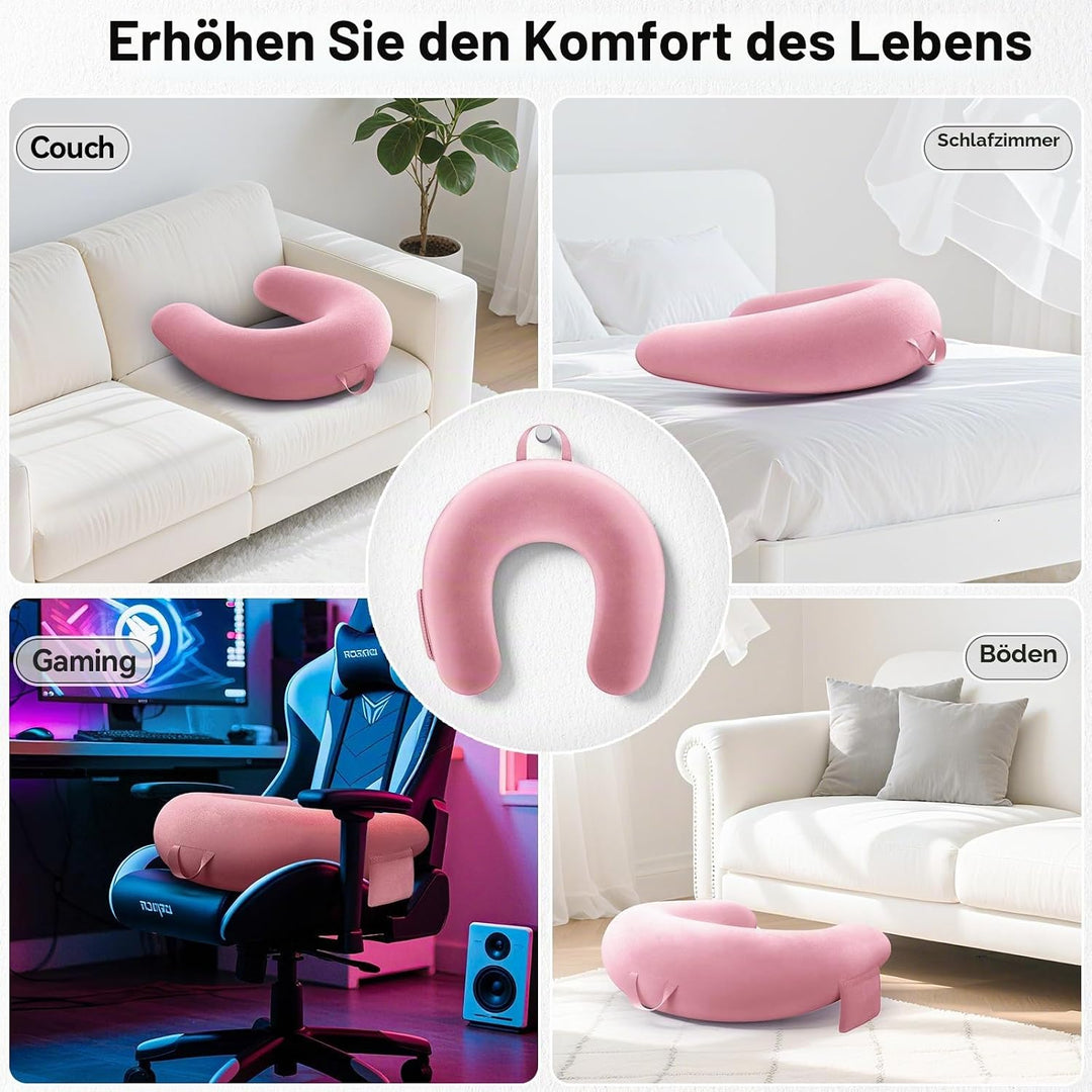 Gaming Kissen &amp; Lesekissen, Reading Pillow für das Sitzen auf dem Bett/Sofa/Fussboden, Fütterungs/Hä