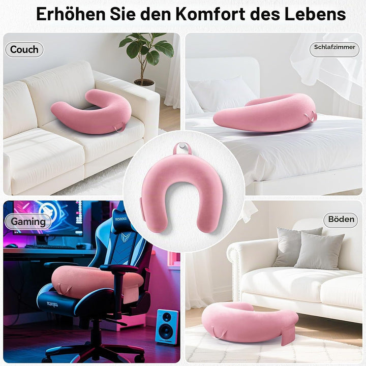 Gaming Kissen &amp; Lesekissen, Reading Pillow für das Sitzen auf dem Bett/Sofa/Fussboden, Fütterungs/Hä