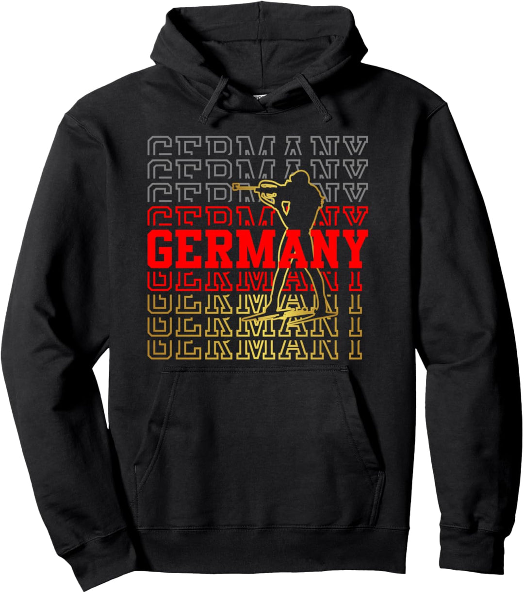 Biathlon Deutschland Germany Wintersport Pullover Hoodie