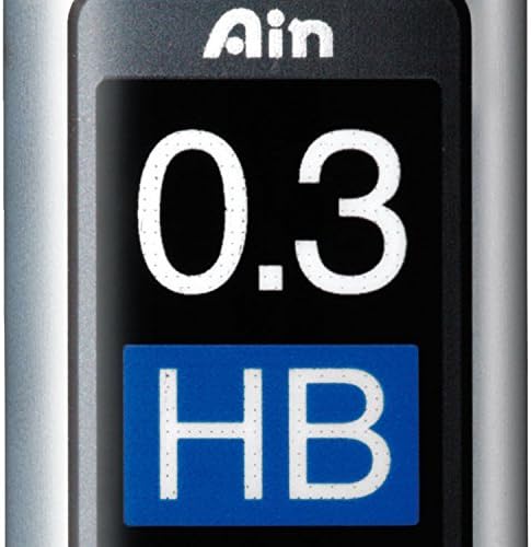 Pentel C273-HBO Ain Stein Feinmine, Strichstärke 0.3 mm, Härtegrad HB, 15 Minen je Dose, HB