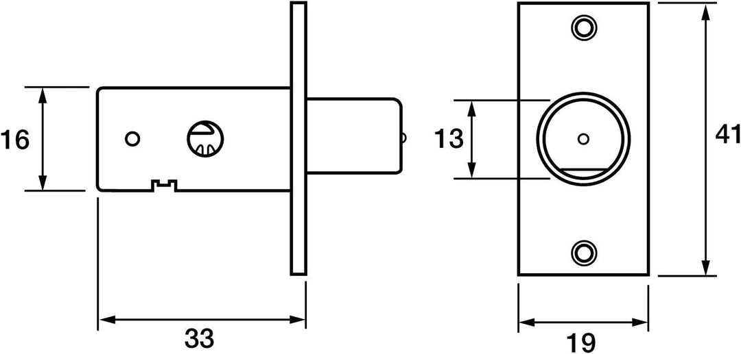 Yale YALP2PM444WE Sicherheitsschloss, weiss, Pack of 2 Weiss Pack of 2 Tür-Sicherheitsriegel, Weiss