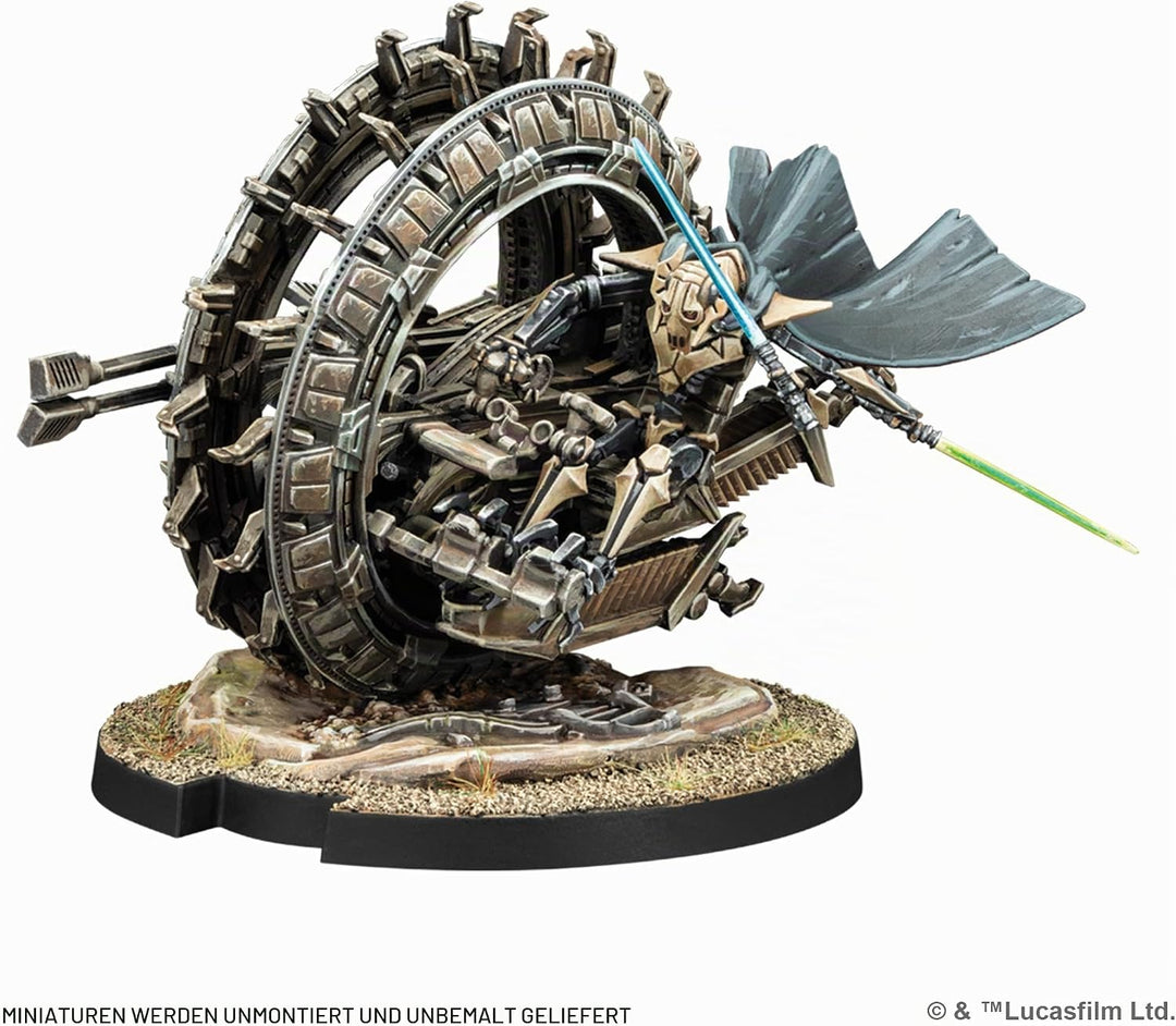 Asmodee, Star Wars: Legion – Grievous’ TSMEU-6 Wheel Bike, Erweiterung, Atomic Mass Games, Tabletop,