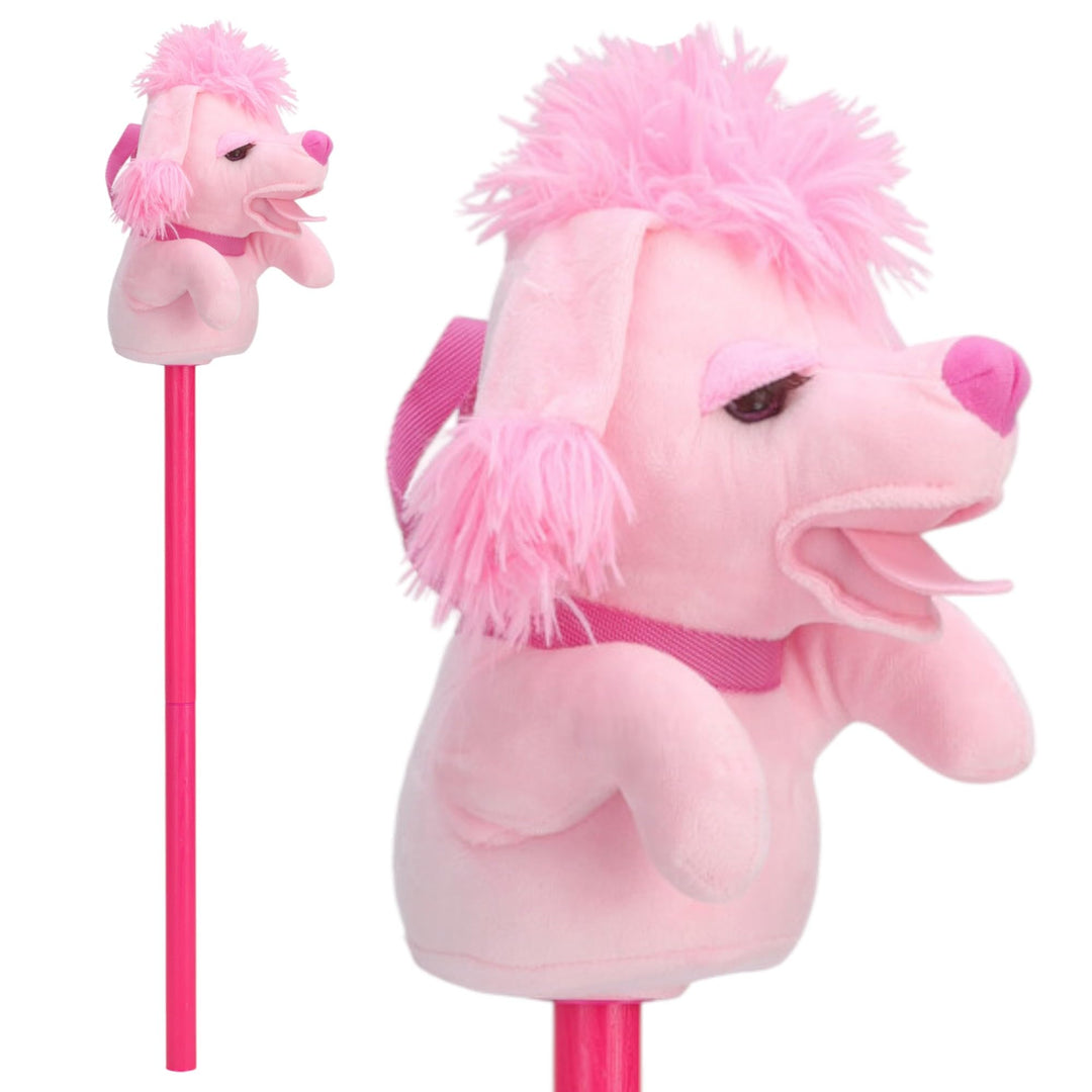 MIJOMA Hobby Horse – Steckenpferd aus weichem Plüsch – Ideal für Hobby Horsing & Rollenspiele – Hoch