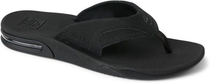 Reef Herren Fanning Zehentrenner 36 EU Schwarz All Black Alb, 36 EU Schwarz All Black Alb