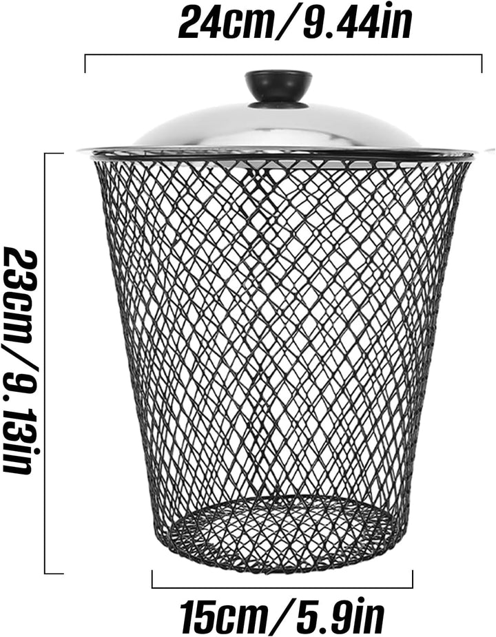 Wurmkomposter, Kompostbehälter für den Aussenbereich 6 Stück mit Metalldeckel 2-1 Unterirdischer Wur