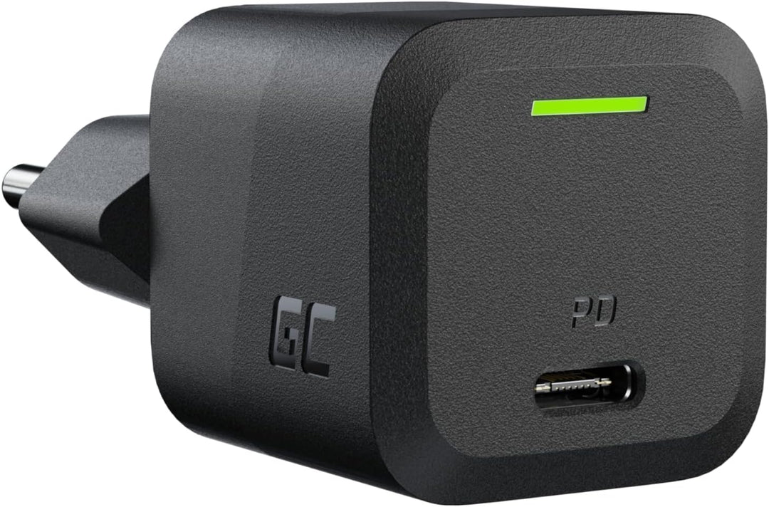USB C Ladegerät Green Cell GaN 33W 1 Port USB Handy Schnellladegerät Power Adapter mit PowerDelivery