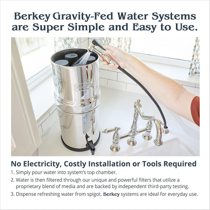Royal Berkey RB4x2-BB Wasserfiltersystem w/2 Black Elements by Berkey