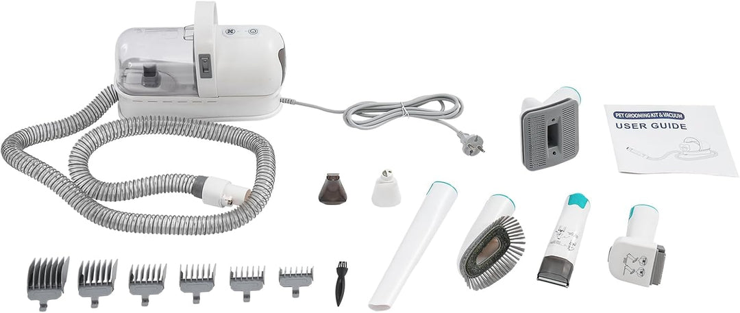 Hundeschermaschine mit Staubsauger, Hundebürste Tierhaarentferner, Profi Haustierpflegeset, Leise Sc