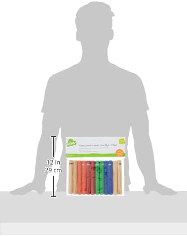 Nino Percussion Claves - Multi-colored - 6 Paar (NINO502-MC)