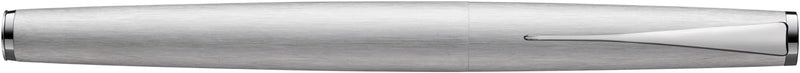 LAMY studio Tintenroller 365 - Rollpen aus Edelstahl strichmattiert in der Farbe Silber mit Griffstü