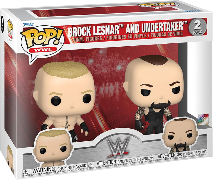 Funko Pop! WWE: Lesnar & Undertaker and Undertaker - Vinyl-Sammelfigur - Geschenkidee - Offizielle H