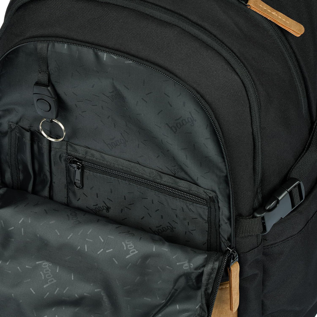Baagl Schulrucksack für Jungen Mädchen Teenager - Skateboard Rucksack - Kinderrucksack mit Laptopfac