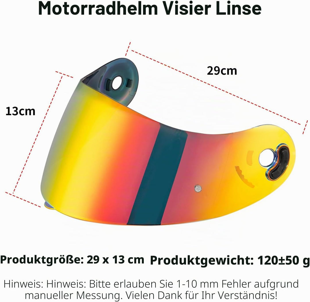 Helmvisier für Xlite Nolan X-803 X-802 X-702 X-661 X603,Motorradhelm Visier,Motorrad Windschutz Helm