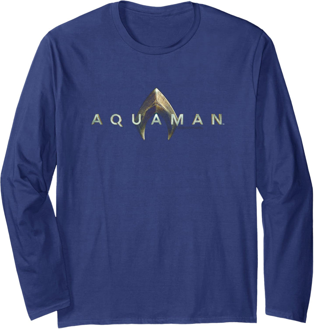 Aquaman Movie Logo Langarmshirt