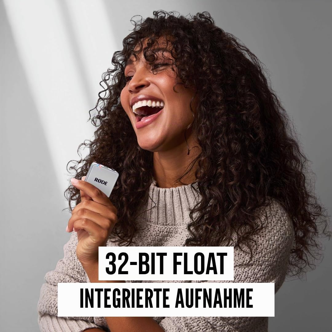 RØDE Wireless GO (Gen 3) – Kompakter kabelloser Mikrofon – Kristallklarer Klang, 32-Bit Float Aufnah