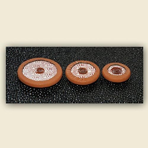 48 Polster Soundman® Polster für Sopransaxophon - Universal Polsterset aus Lammleder, mit Metallreso