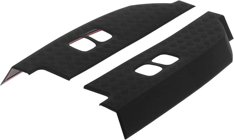 Auto R¨¹cklichtabdeckung ABS Schwarz R¨¹cklichtschutz Board Abdeckung Matt Schwarz Aufkleben Des R¨¹