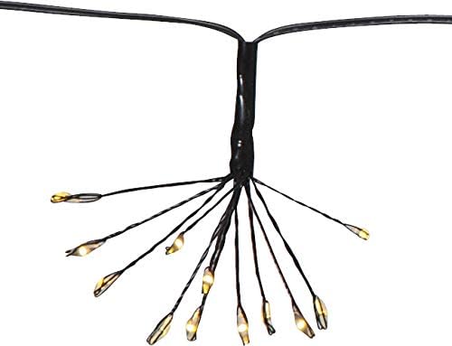 Star Trading LED-Solarlichterkette Firework Solar schwarz, 96 warmwhite LED