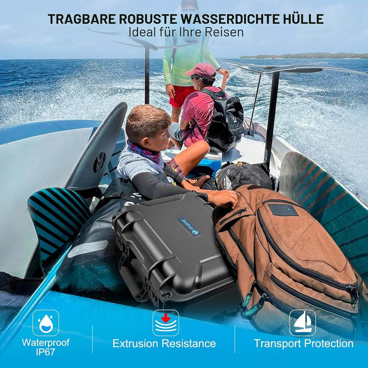 Lekufee Wasserdichte Tragetasche für DJI Air 3 Drohne/DJI RC Pro/DJI RC 2/DJI RC N2/DJI Goggles 2/Go