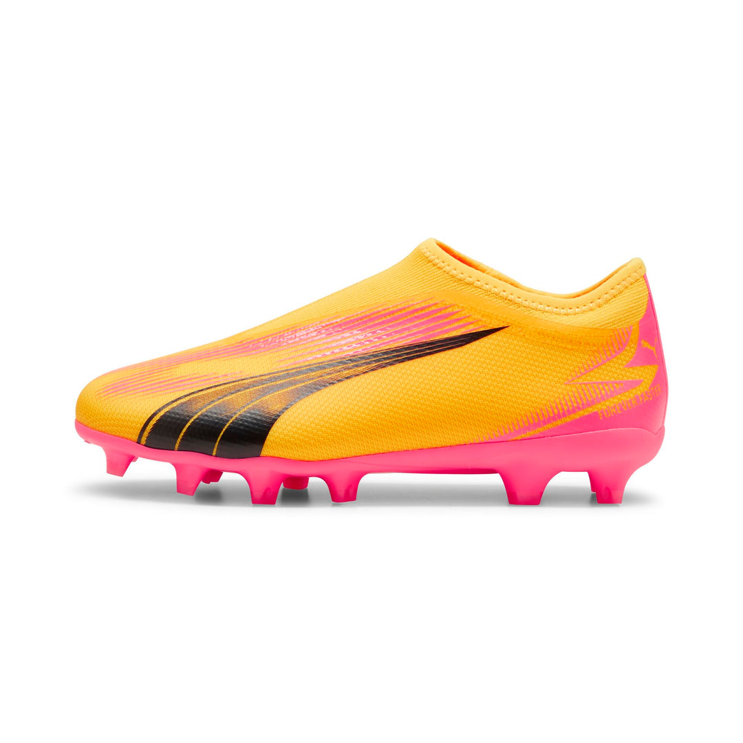 PUMA Unisex Kinder Ultra Match Ll Fg/Ag Jr Fussballschuh 28 EU Sun Stream Puma Black Sunset Glow, 28