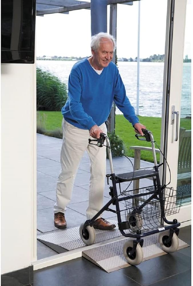 secucare Schwelle Rampe Modular 2 Schichten 84 x 4 x 33 cm 2 84cm X 33cm, 2 84cm X 33cm