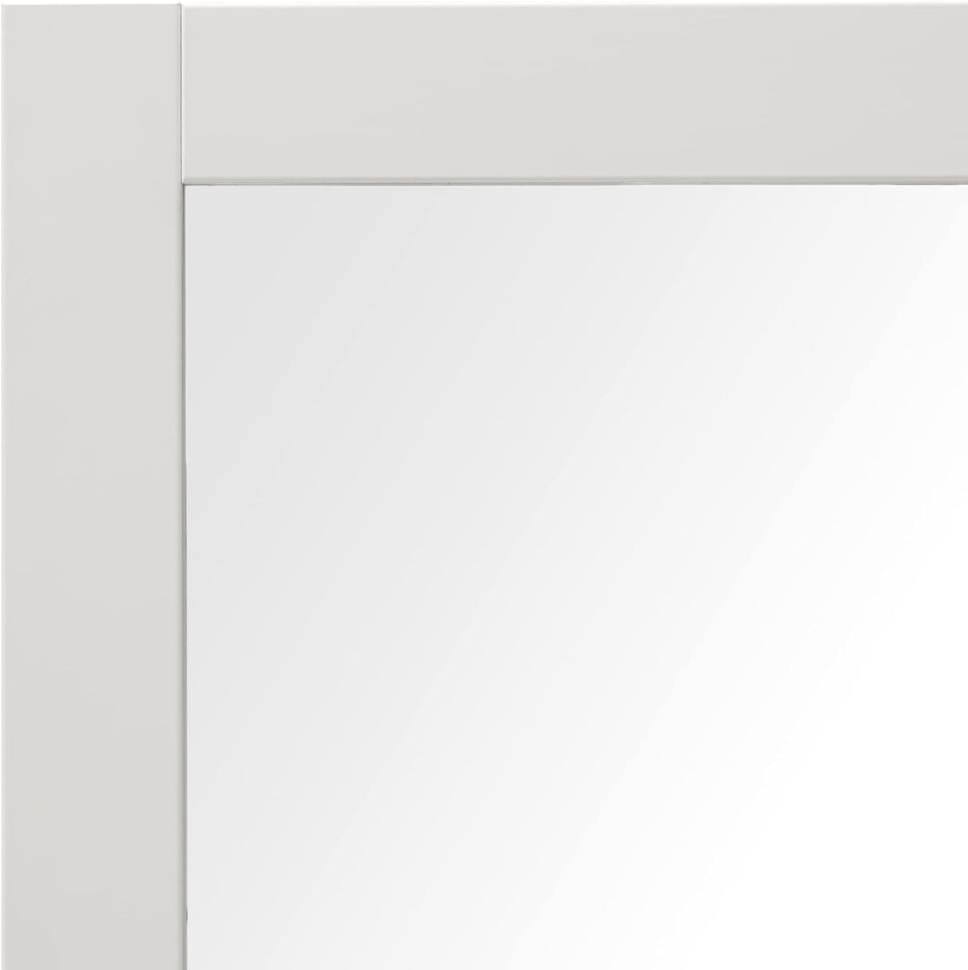 ARHome Wandspiegel, Smart, 140 x 50 cm, Weiss, Spiegel, Made in Italy Weiss 140 x 50, Weiss 140 x 50