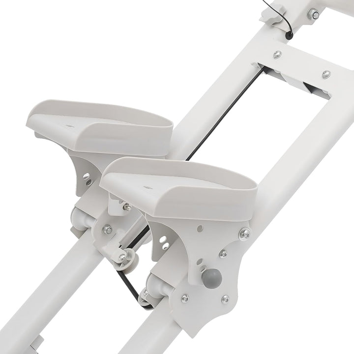 Treppensteiger Fitnessgerät Klappbar Treppenstepper mit 3 Widerstandsstufen, LCD Display, Handyhalte