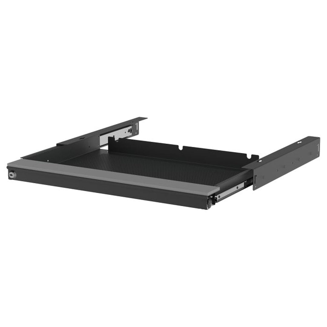 Penn Elcom EX-6171B Laptop-Schublade für Büro, Schule, Zuhause mit Schlüsselschloss Black (21.65" x