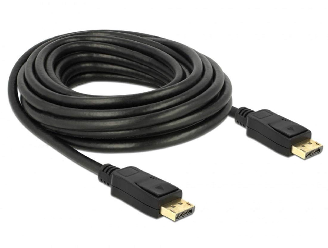Delock Kabel DisplayPort 1.2 Stecker > DisplayPort Stecker 4K 60 Hz 7 m schwarz 7,0 m Schwarz, 7,0 m
