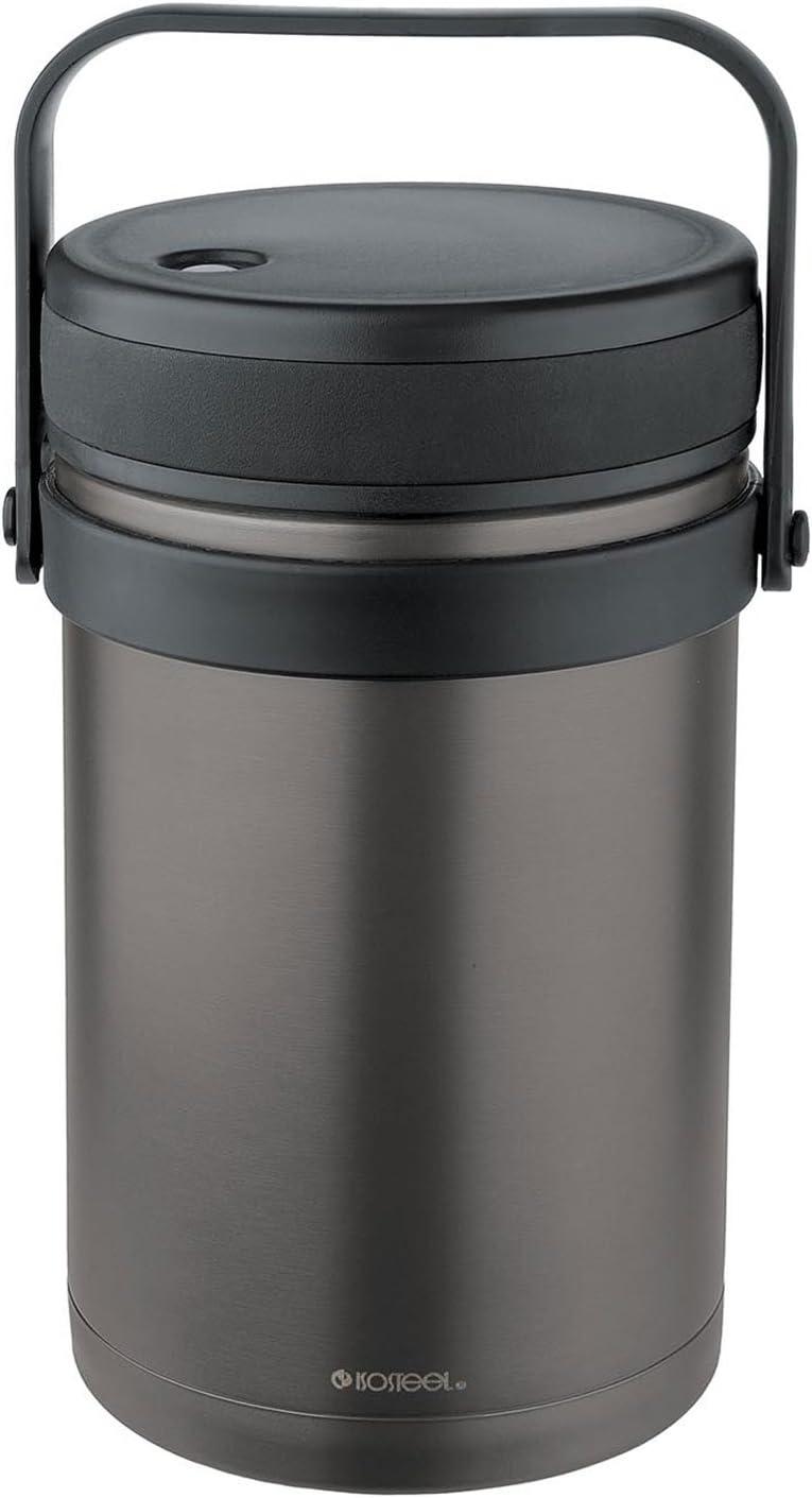 ISOSTEEL Isolierbehälter Maxi, Titan-Grau, Titan-grau