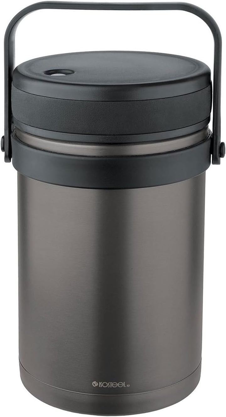 ISOSTEEL Isolierbehälter Maxi, Titan-Grau, Titan-grau