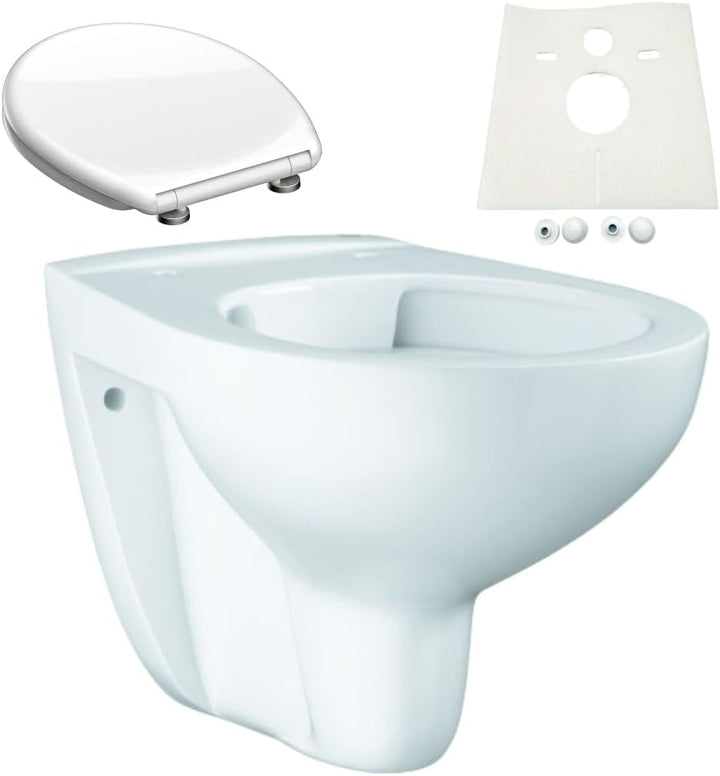 GROHE WC spülrandlos inkl. WC Deckel HGMBAD mit Absenkautomatik abnehmbar