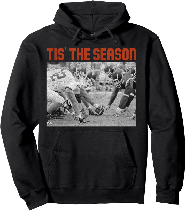 Trendy Football Tis The Season Pullover Hoodie
