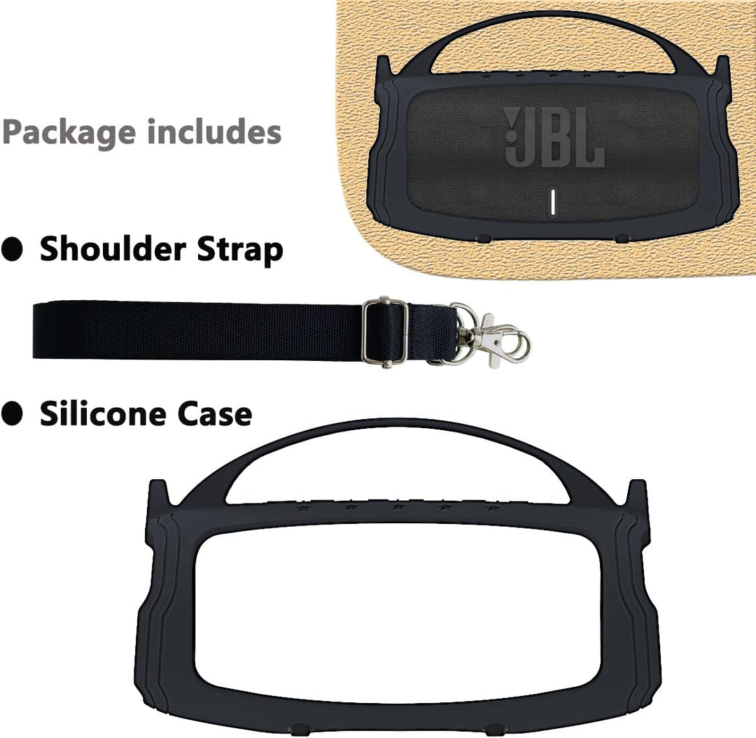 Silikon-Schutzhülle für JBL Charge 5 tragbaren Bluetooth-Lautsprecher, Schutzhülle für JBL Charge 5