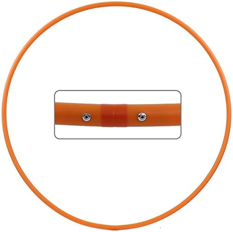 Hoopomania® Hula Hoop Rohling, HDPE-20mm, Ø60/70/80/90/100cm, farbig Orange Ø70cm, Orange Ø70cm